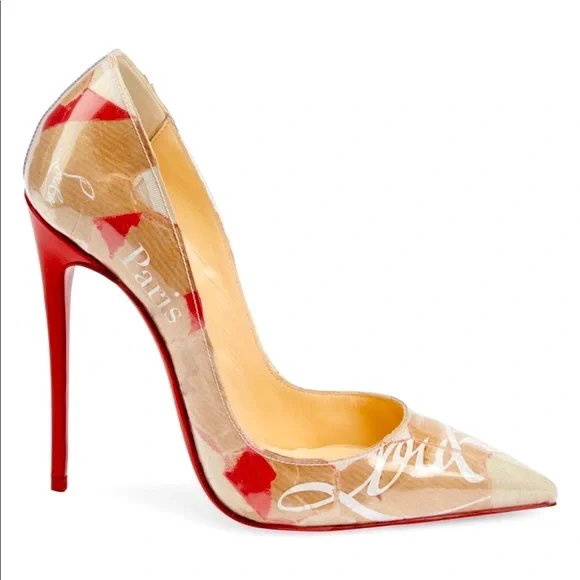 NWT ❤️Christian Louboutin❤️So Kate 120 Kraft Paper Pumps - Picture 2 of 9